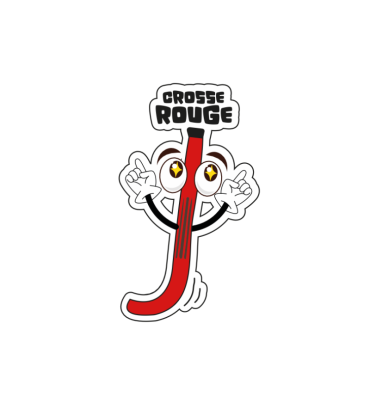 Pin's Rouge - crosse (Lot...